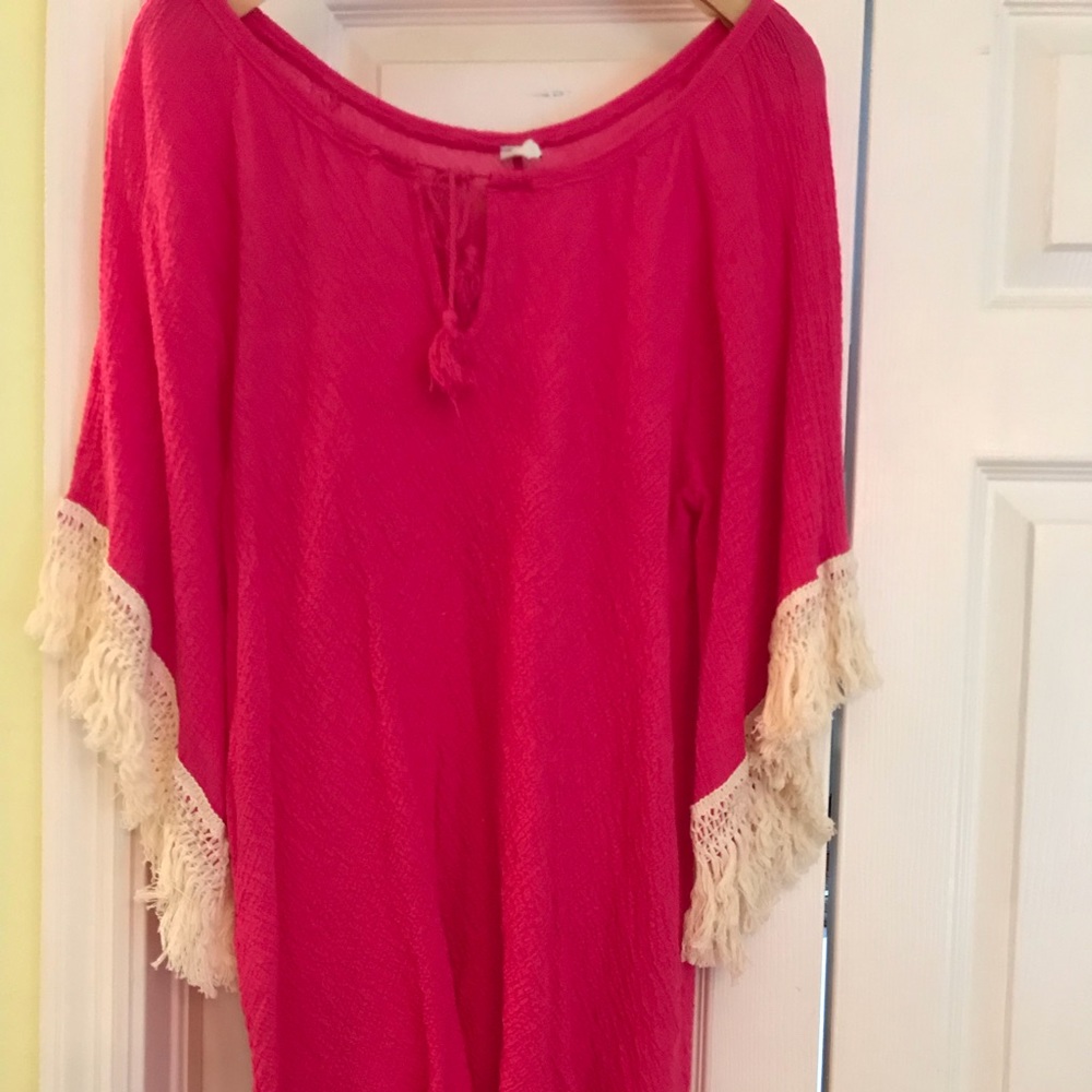 Gauze Tunic Hot Pink NWT Made in Italy